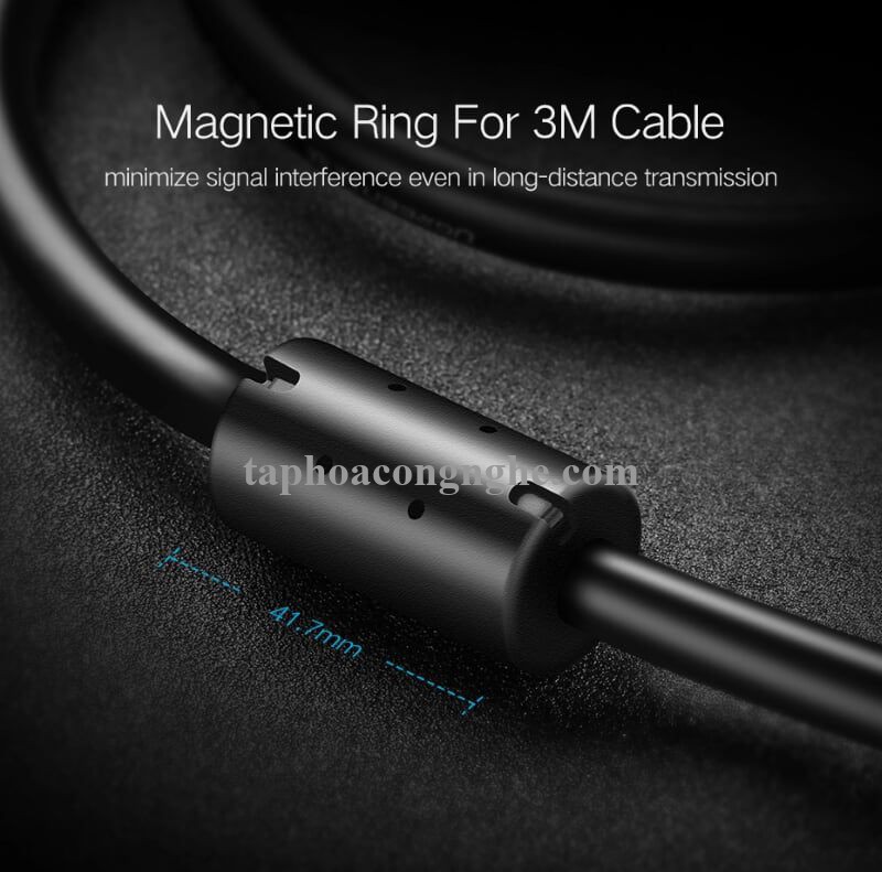 Ugreen 10354 0.5M màu Đen Cáp sạc truyền dữ liệu USB 2.0 sang MINI USB đầu mạ vàng US132 30010354